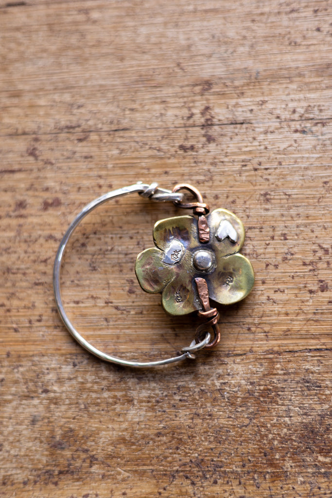 Flick Pope ~ Big Flower Bangle