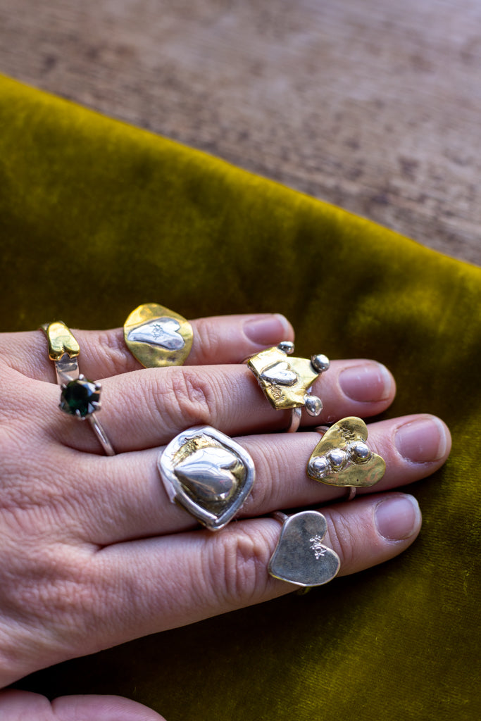 Flick Pope ~ Shield Ring