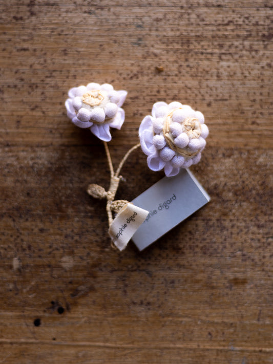 Sophie Digard Brooche ~ Linen Flower
