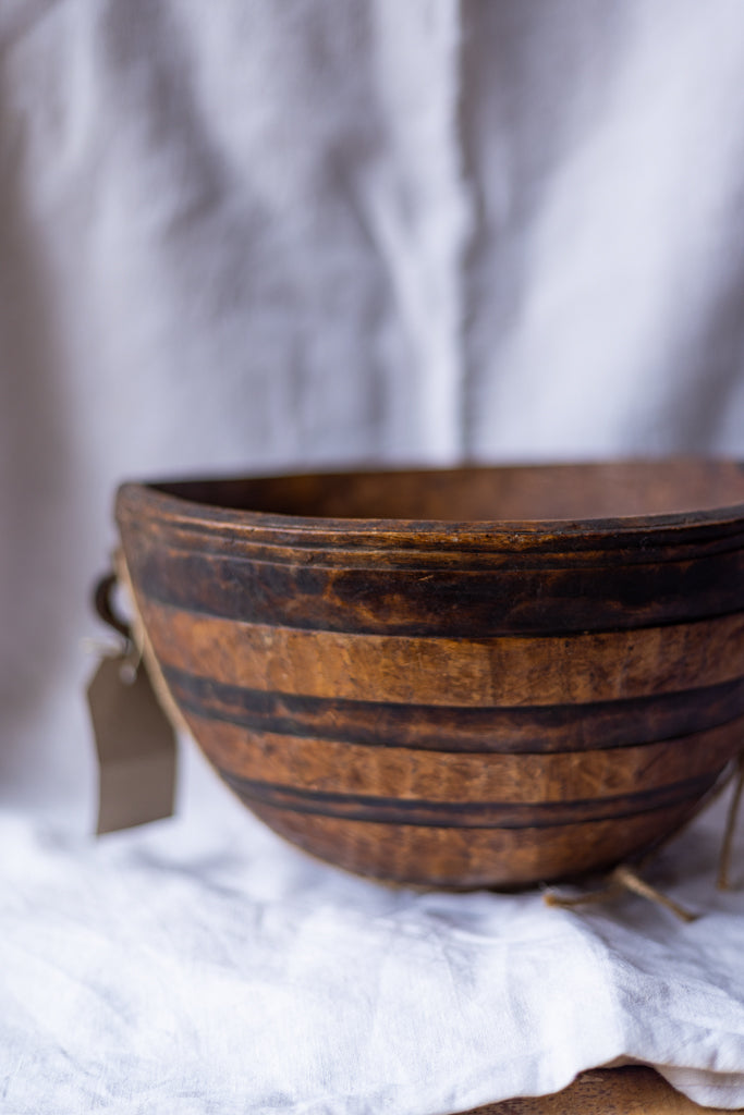 Antique Wooden Bowl