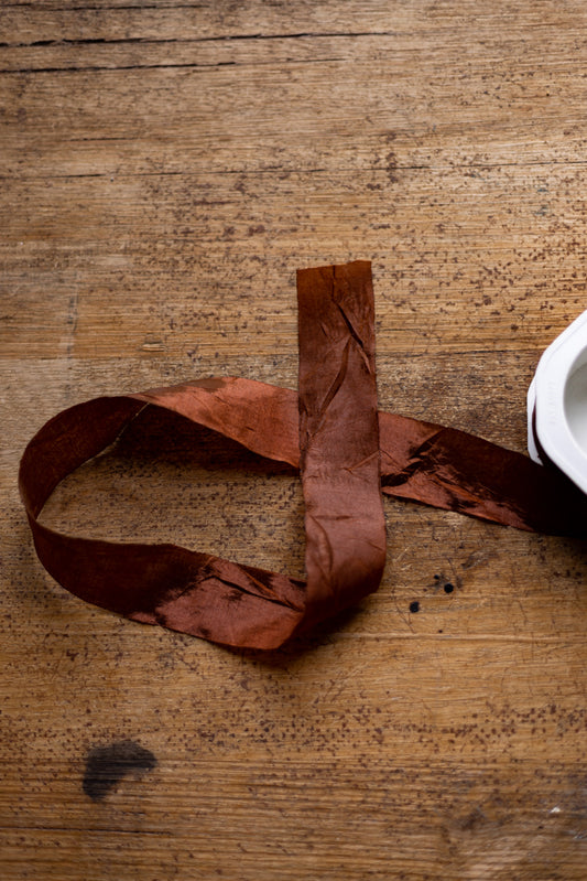 Organza Ribbon ~ Chocolate