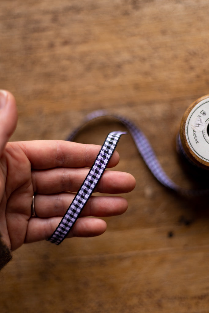 Cotton Gingham Ribbon