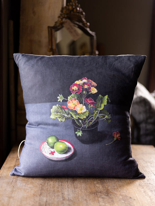Anita Mertzlin ~ Linen Polyanthus Cushion
