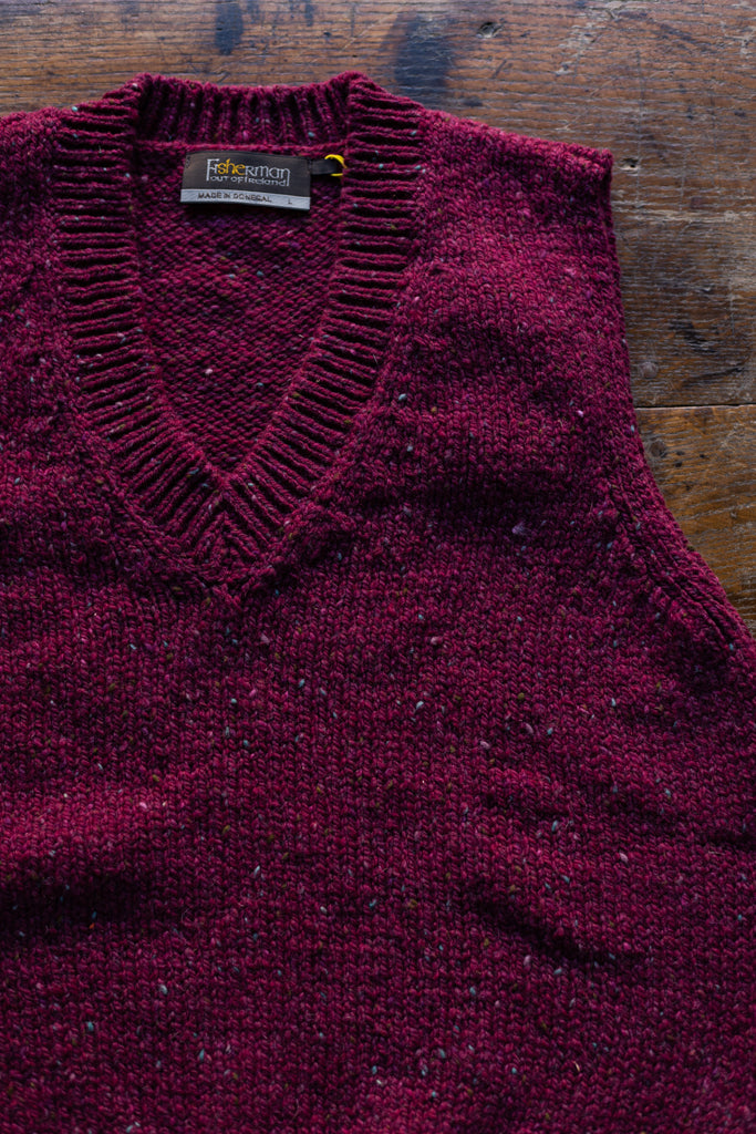 Fisherman Out of Ireland ~ Ladies V Neck Vest Slipover