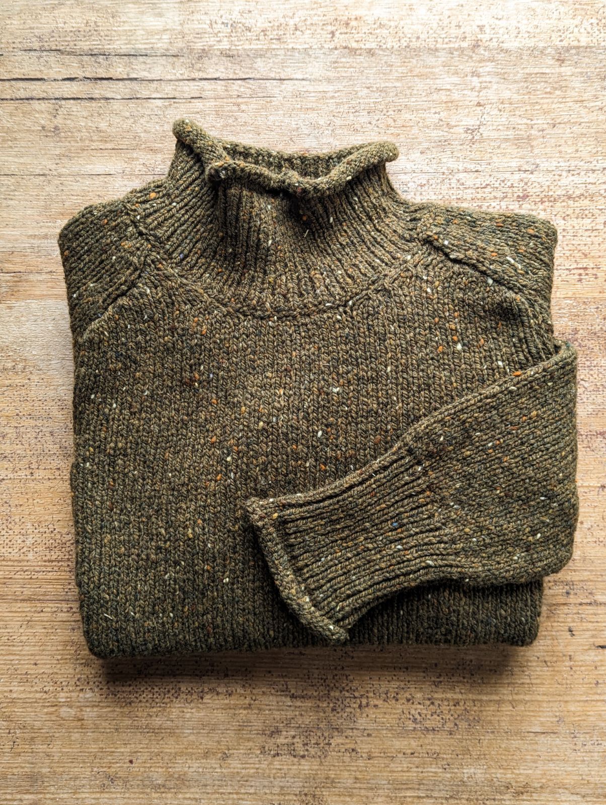 Fisherman Out of Ireland ~ Ladies Saddle Neck Sweater