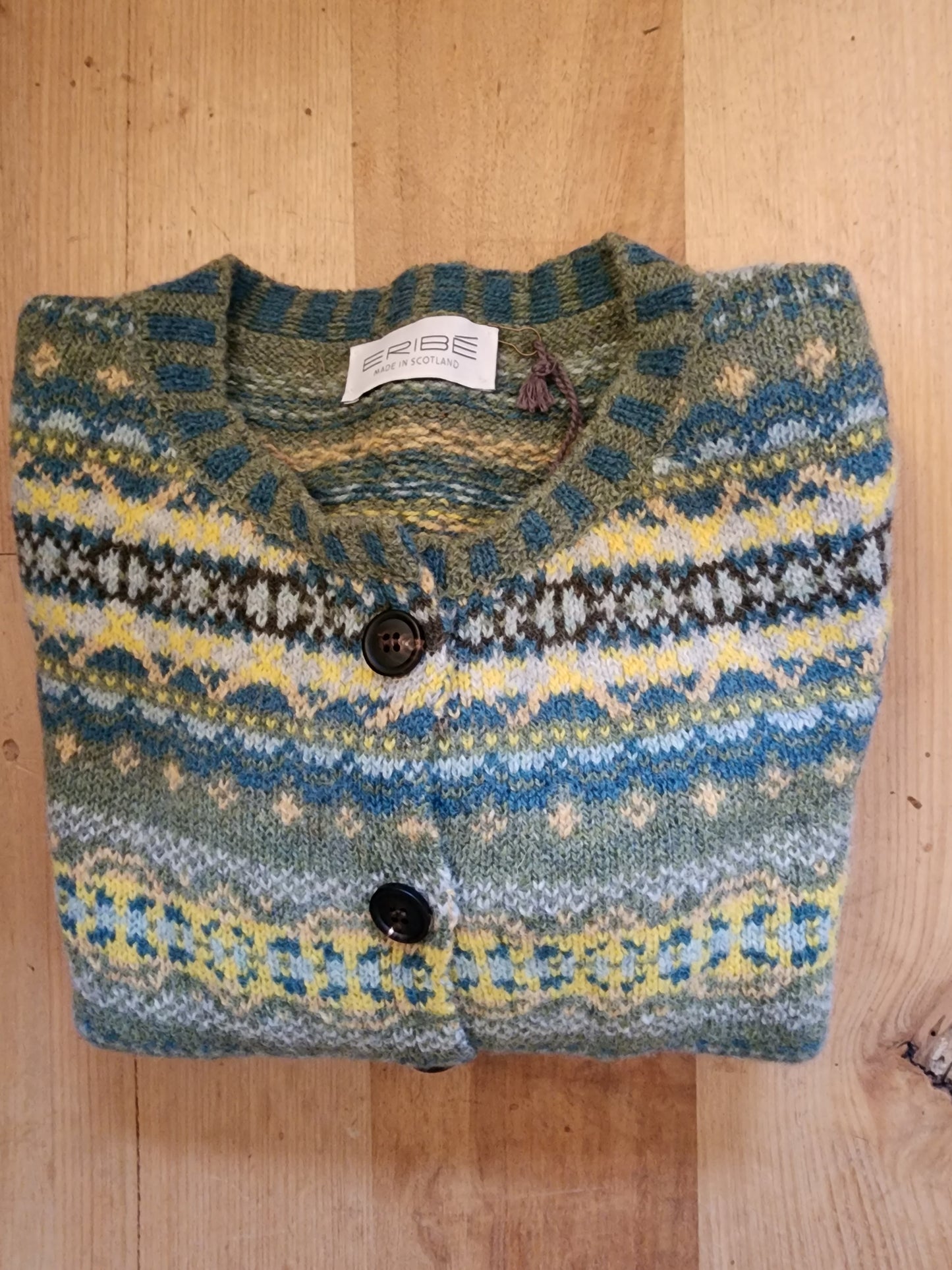 ERIBÉ Westray Shetland Wool Cardigan