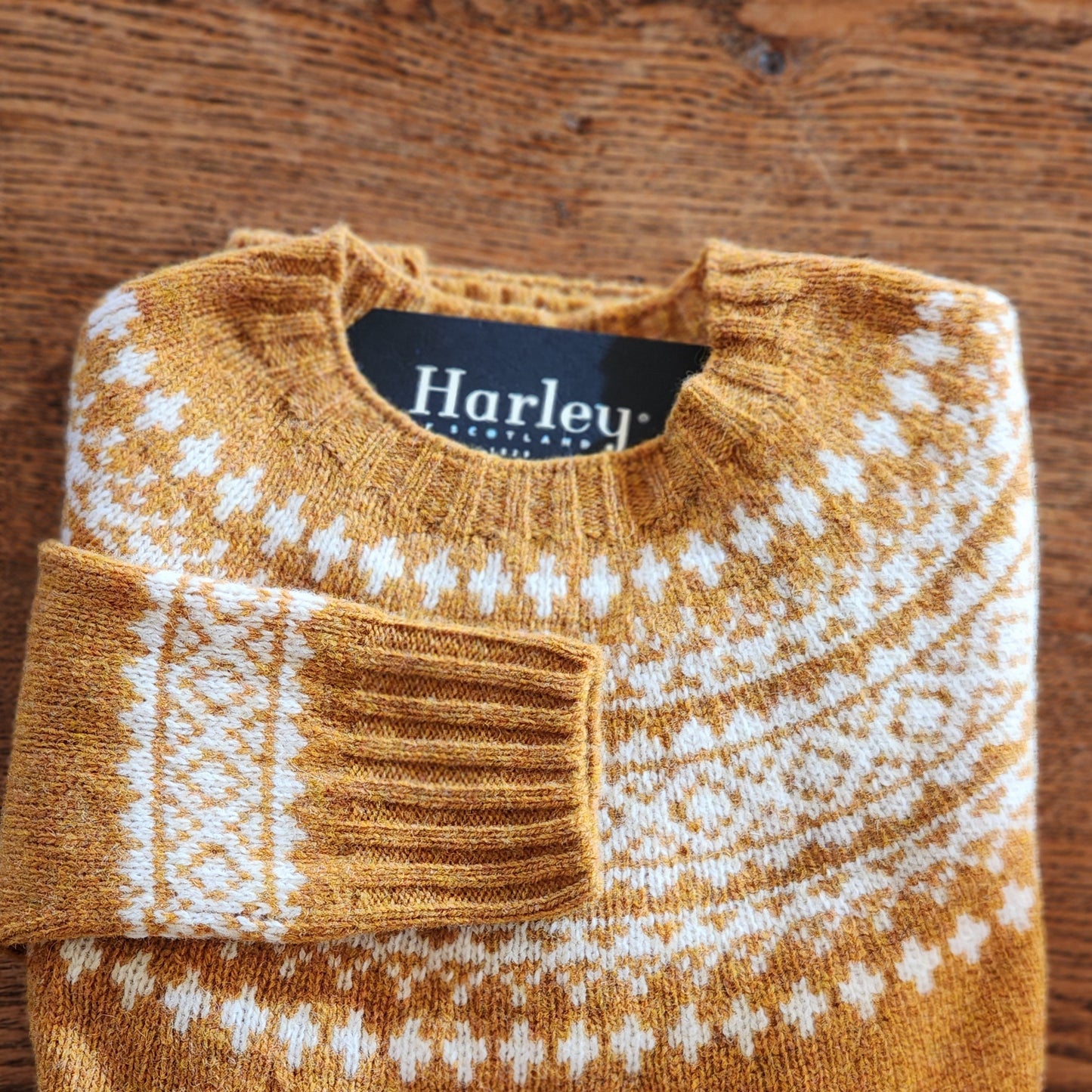 Harley Super Soft Two Tone Fairisle Crew