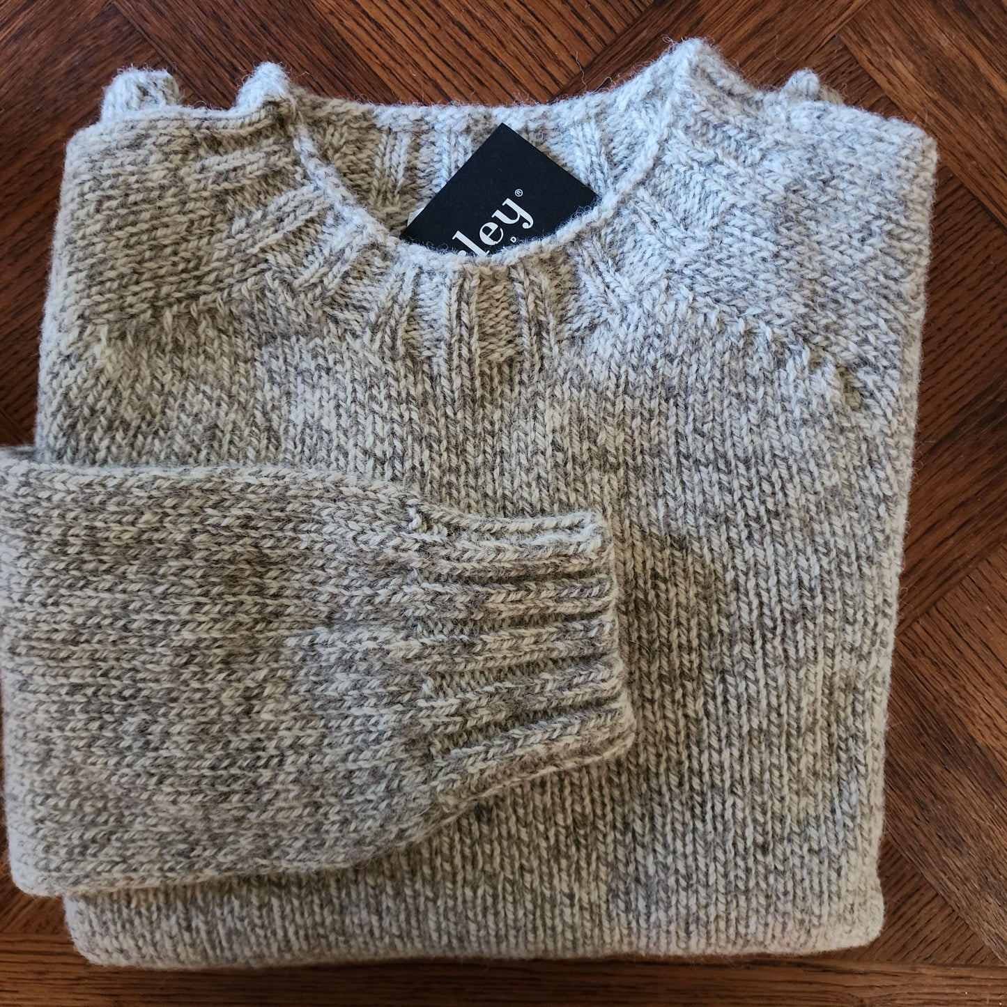 Harley Scottish Mens Chunky Ecology Wool Crew