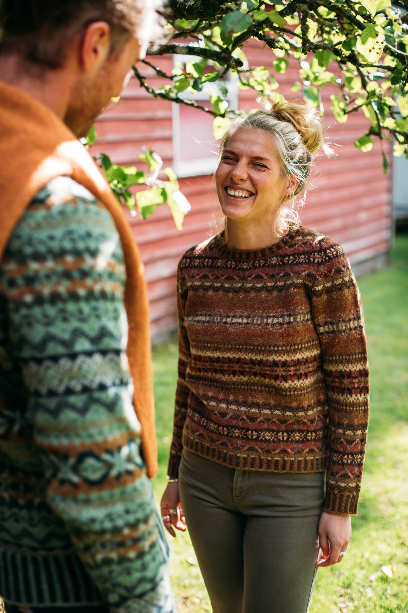 ERIBÉ Westray Shetland Wool Cardigan