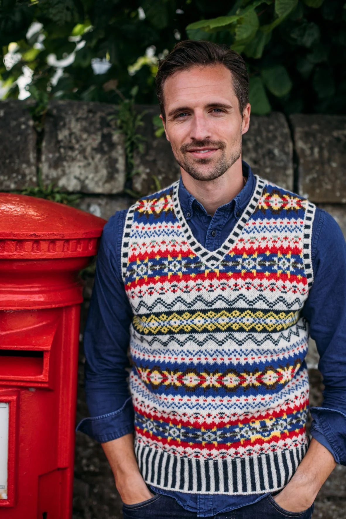ERIBÉ ~ Mens Brodie Fairisle Vest