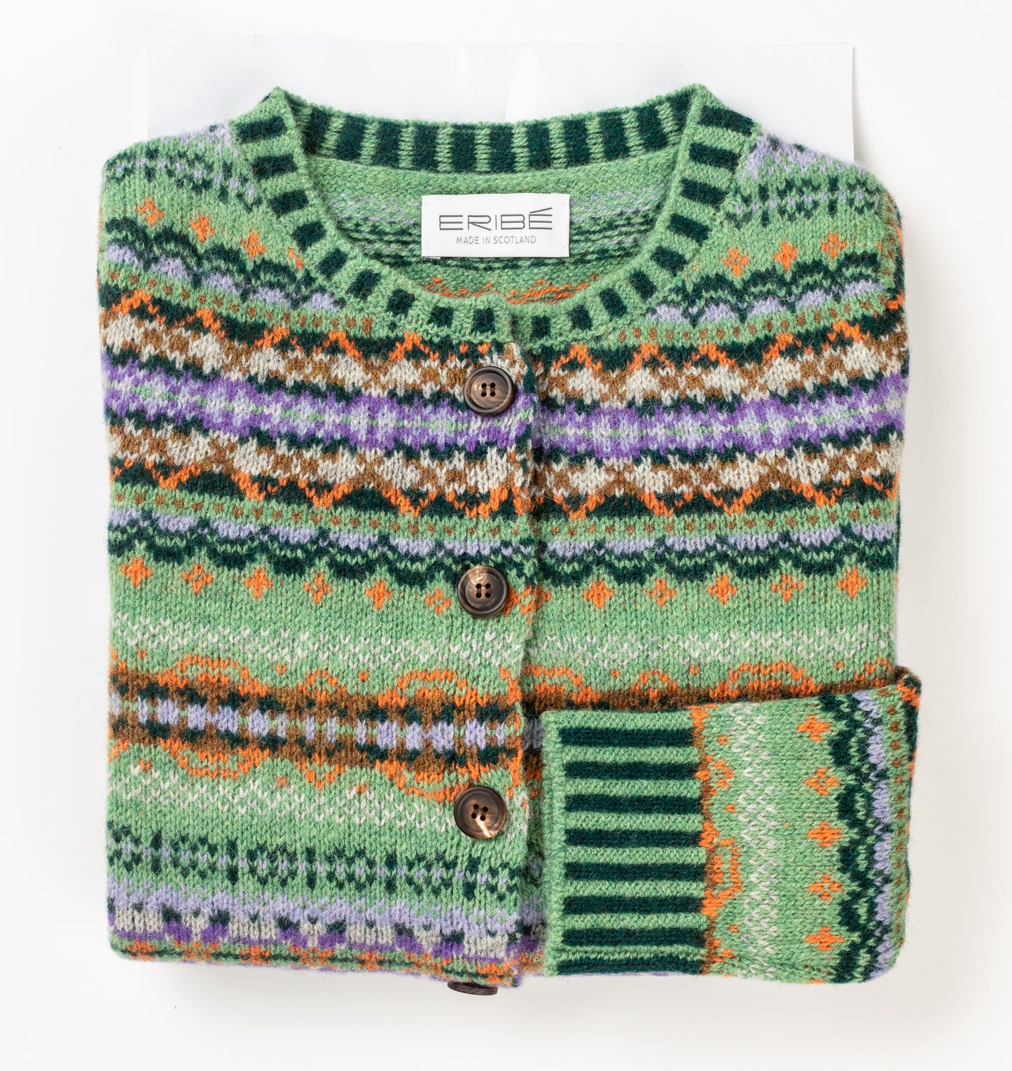 ERIBÉ Westray Shetland Wool Cardigan