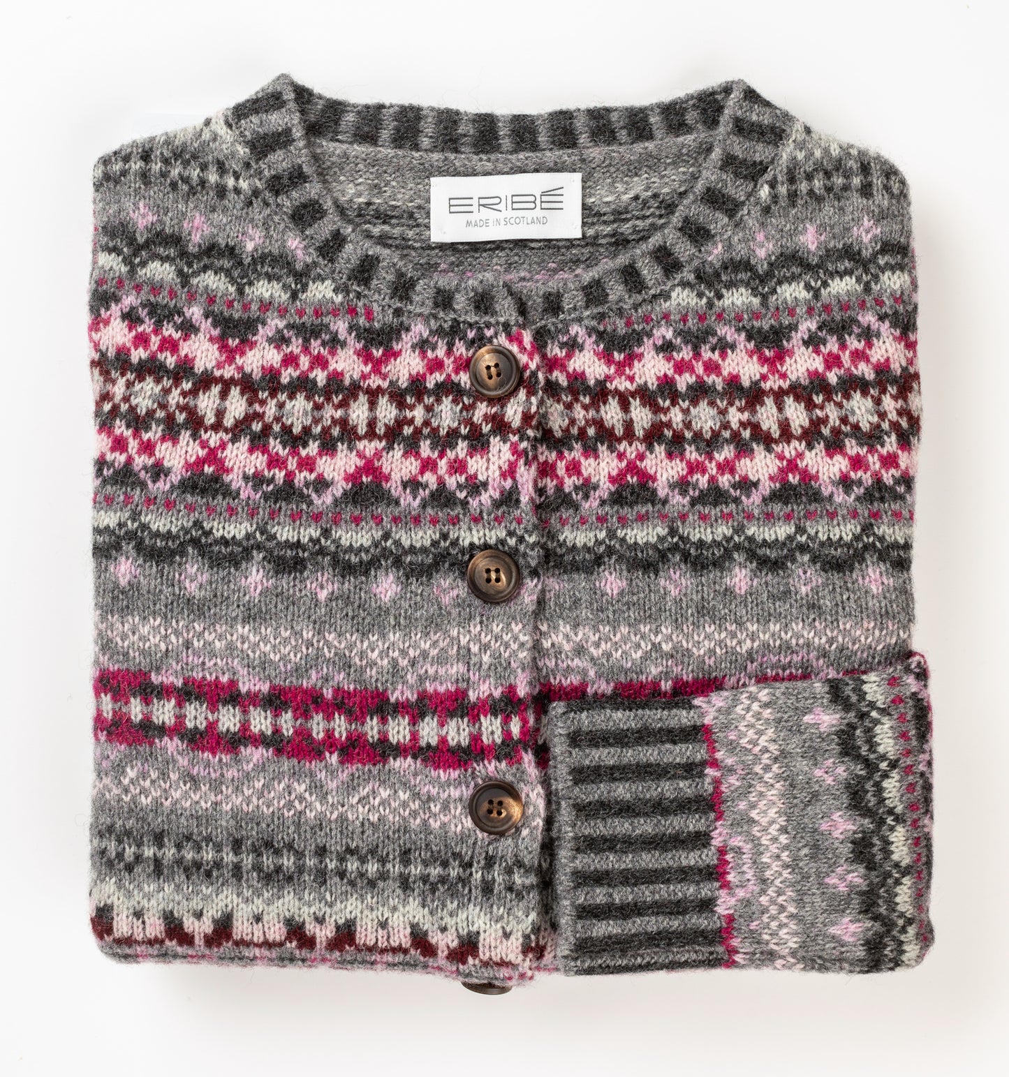 ERIBÉ Westray Shetland Wool Cardigan