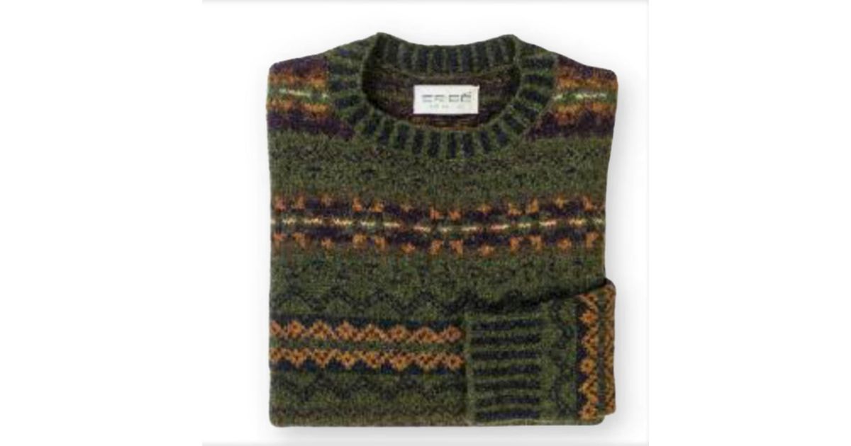 ERIBÉ Brodie Fairisle Sweater