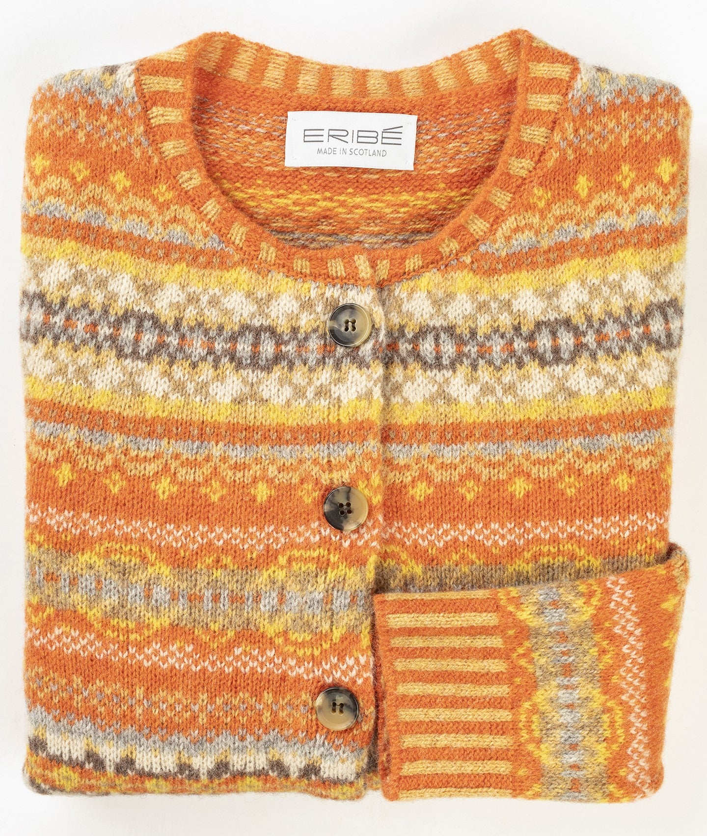 ERIBÉ Westray Shetland Wool Cardigan