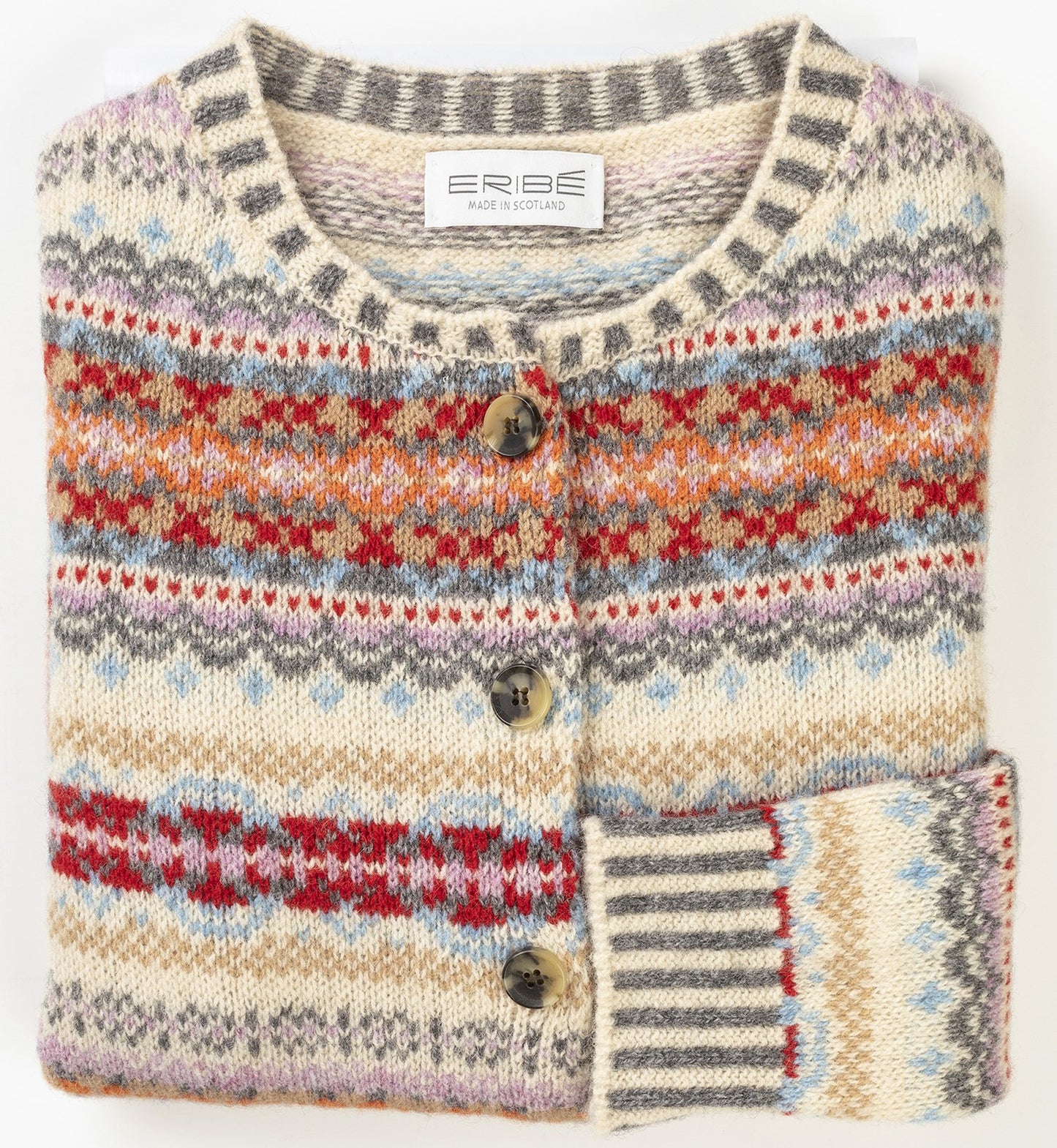ERIBÉ Westray Shetland Wool Cardigan