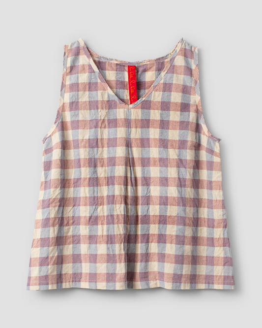 Ewa I Walla Lykke Checked Top