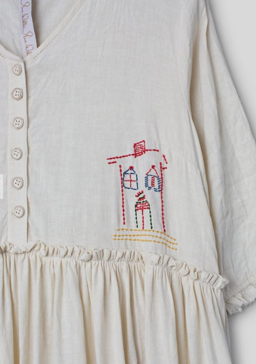 Ewa I Walla Majvor Dress with Embroideries