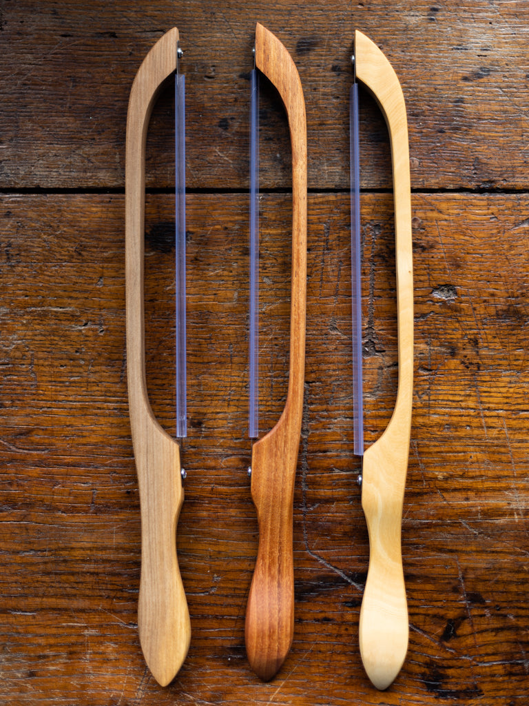 Tasmanian Timber Fiddle Bow Bread Knife