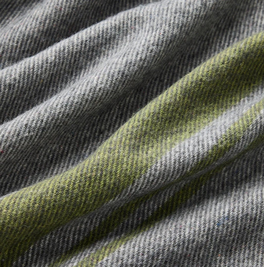 Waverley Mills Field Blanket Charcoal Green