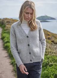 Fisherman Out of Ireland ~ Ladies Cashmere Raglan Sleeve Cardigan