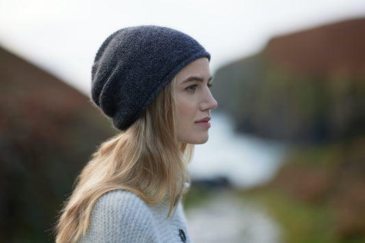 Fisherman ~ Donegal Slouchy Beanie