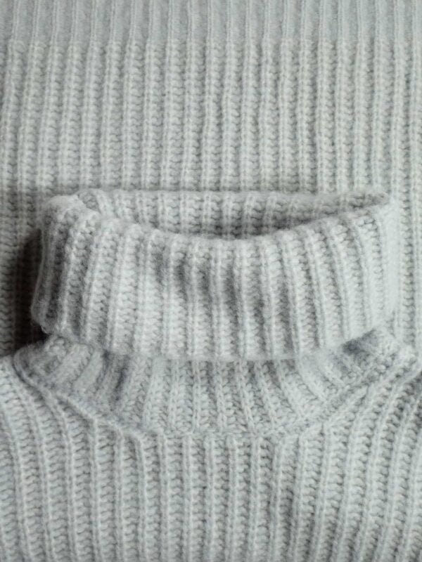 Fisherman Out of Ireland ~ Ladies Boxy Ribbed Polo Neck Sweater