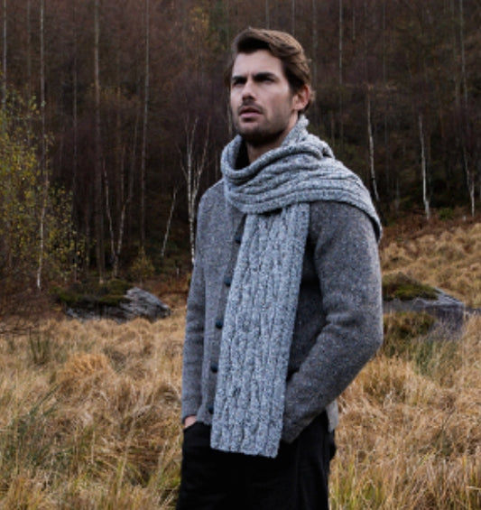 Fisherman Out of Ireland ~ Donegal Cable Scarf