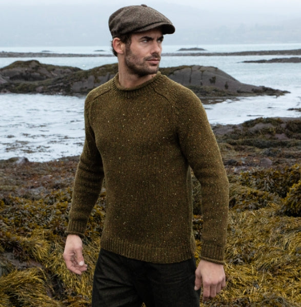 Fisherman Out of Ireland ~ Mens Saddle Neck Jumper