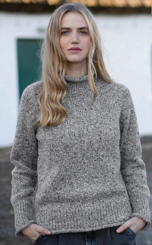 Fisherman Out of Ireland ~ Ladies Saddle Neck Sweater