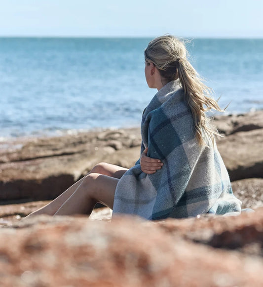 Waverley Woollen Mills Freycinet Plaid Rug Throw