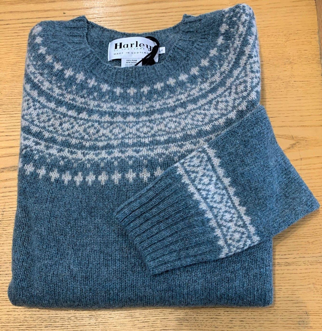 Harley Super Soft Two Tone Fairisle Crew