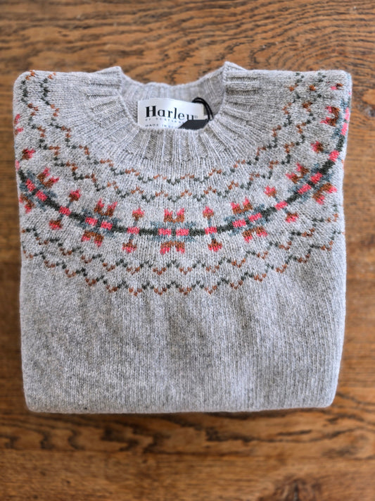 Harley of Scotland ~ Ladies Supersoft Shetland North Star Crew