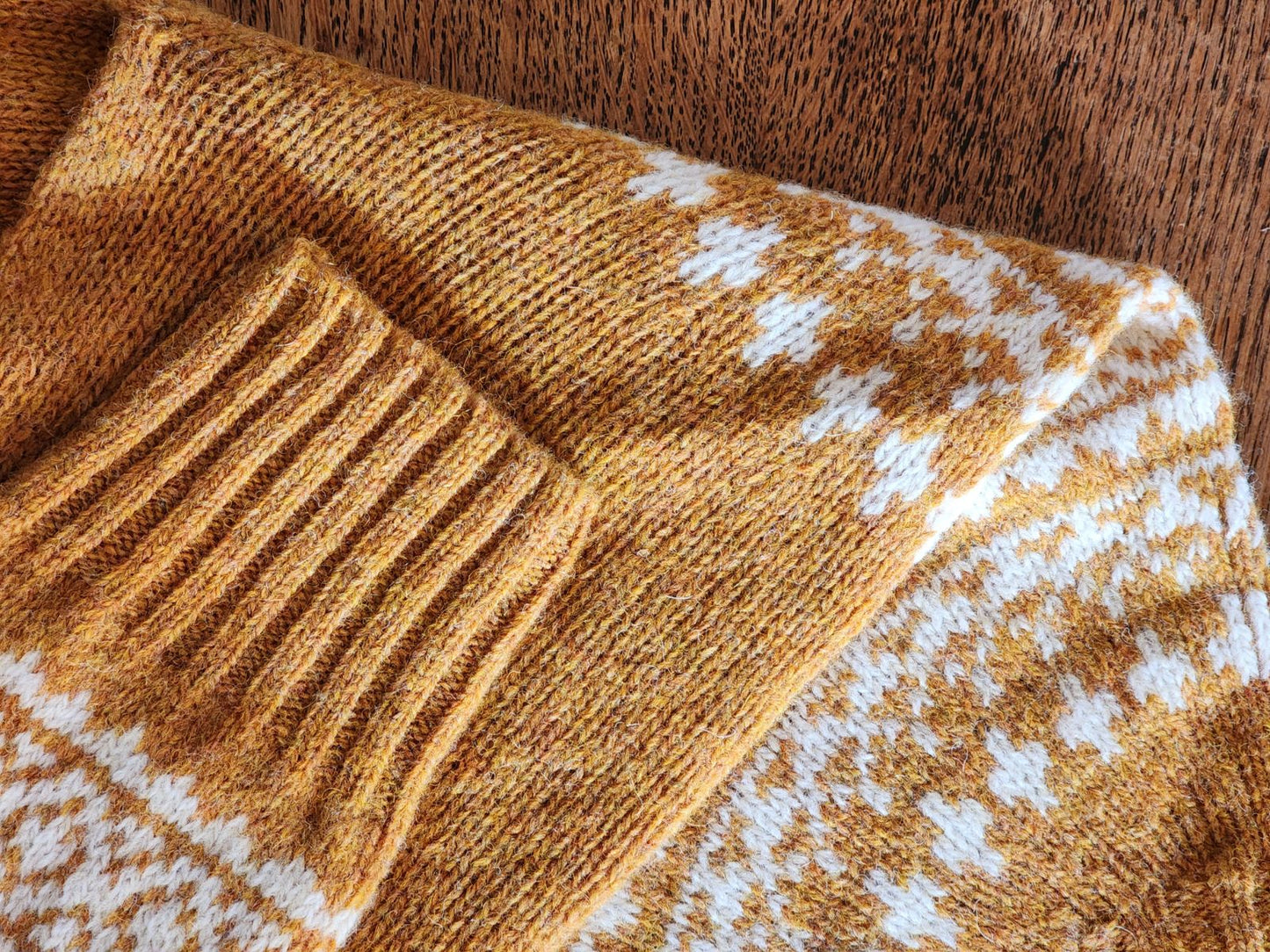 Harley Super Soft Two Tone Fairisle Crew