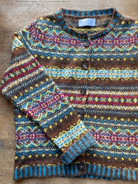 ERIBÉ Westray Shetland Wool Cardigan