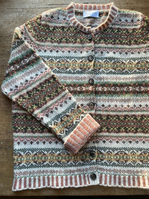 ERIBÉ Westray Shetland Wool Cardigan