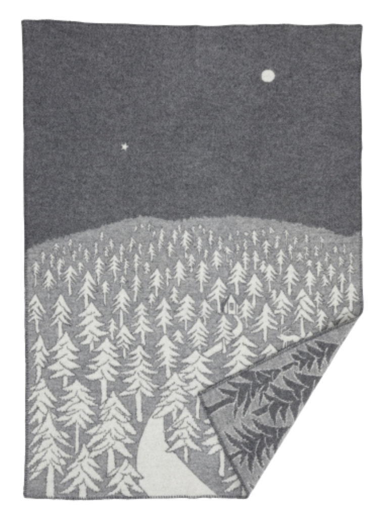 Klippan House in the Forest Blanket ~ Green