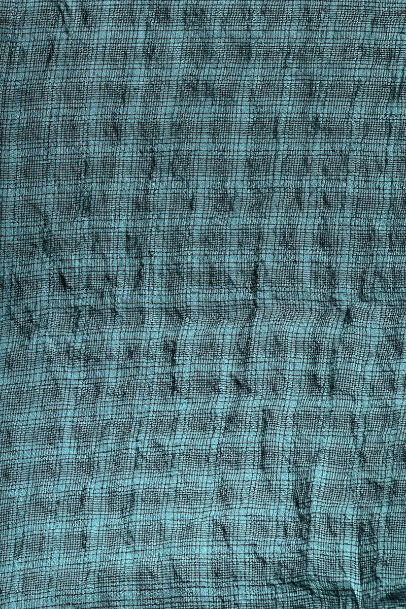 Metta Avril T-Shirt Textured Linen Check