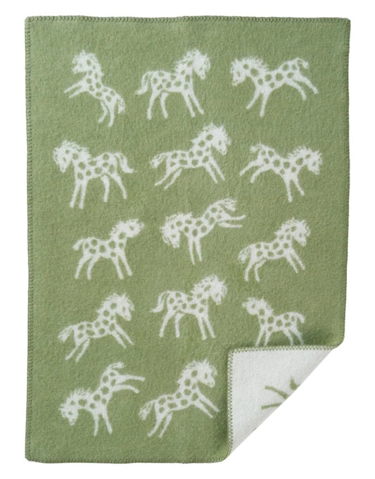 Swedish Baby Blankets - 100% Wool ~ Pony