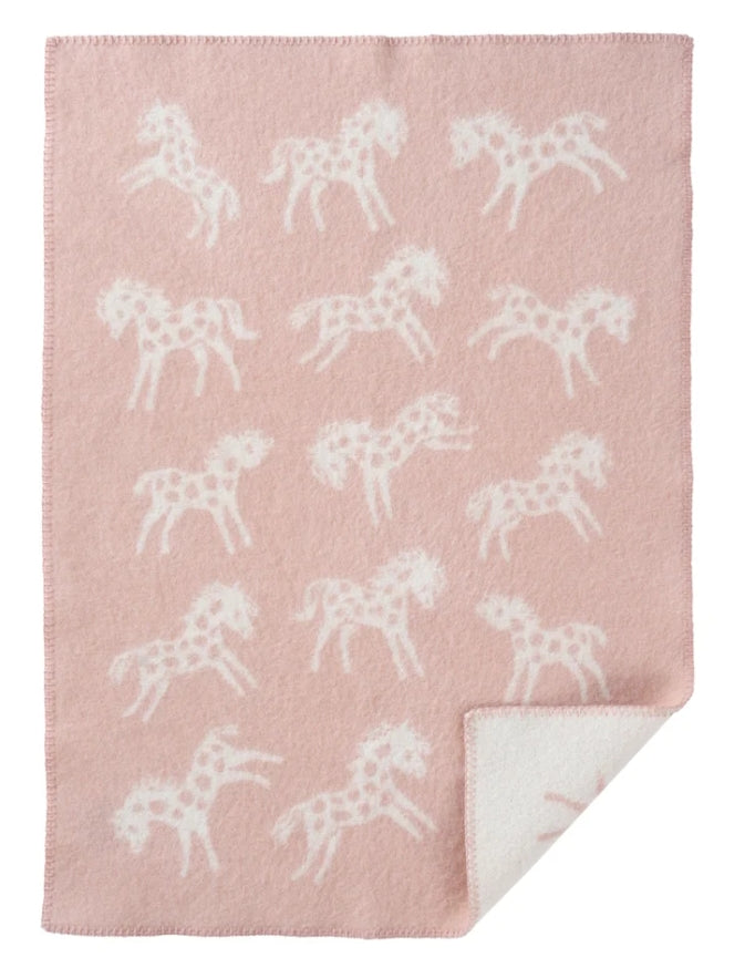 Swedish Baby Blankets - 100% Wool ~ Pony