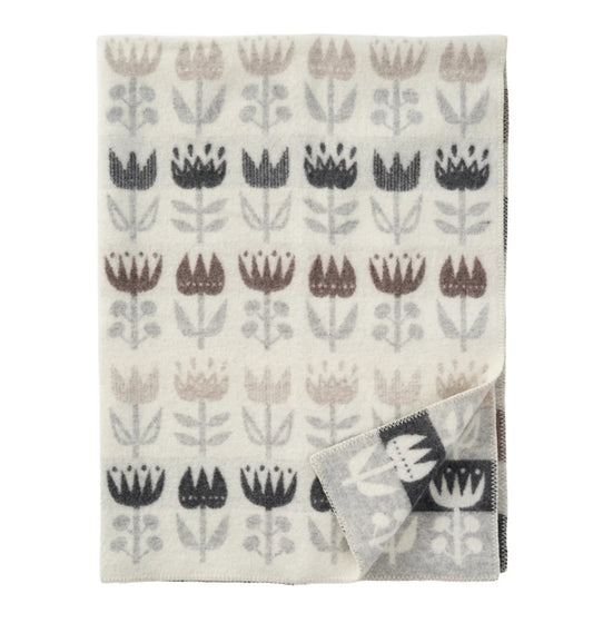 Klippan Swedish Wool Blanket - Tulips