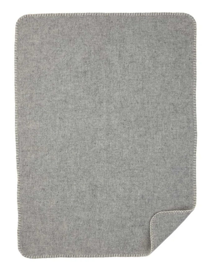 Swedish Baby Blankets - Soft Wool Grey