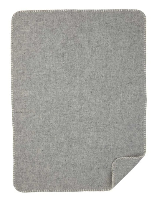 Swedish Baby Blankets - Soft Wool Grey