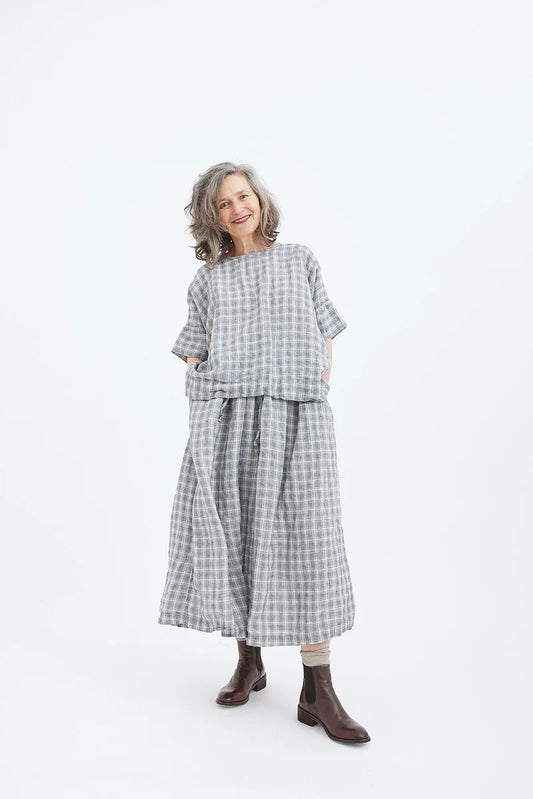 Metta Emily Skirt ~ Textured Linen