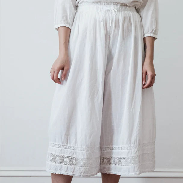 Metta Harriet Cotton Voile Lace Bloomers