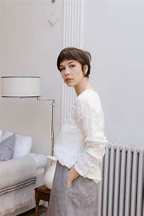 Metta Lilly Top ~ Light Linen Gauze