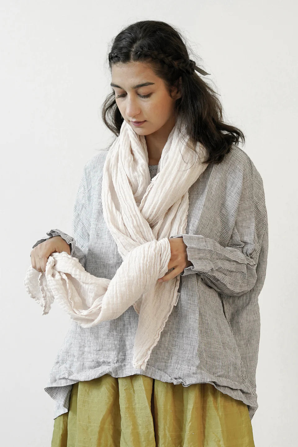 Metta Classic Soft Linen Gauze Scarf