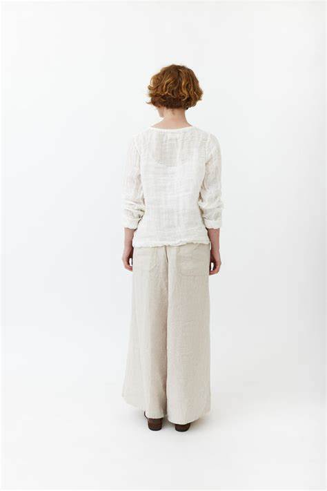 Metta Lilly Top ~ Light Linen Gauze