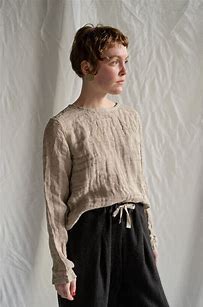 Metta Lilly Top ~ Light Linen Gauze