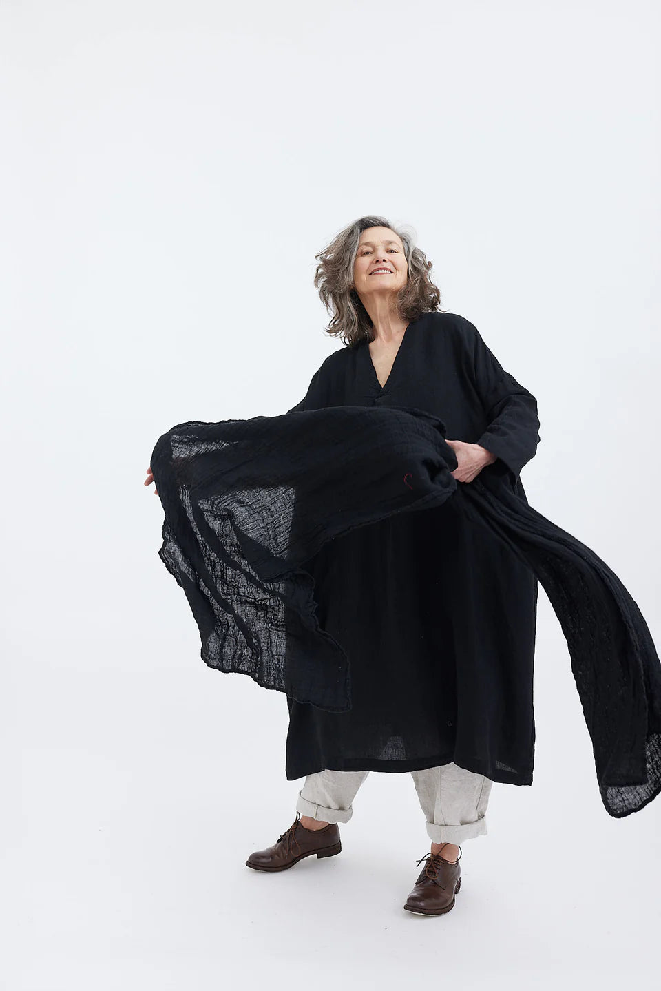 Metta Classic Soft Linen Gauze Scarf