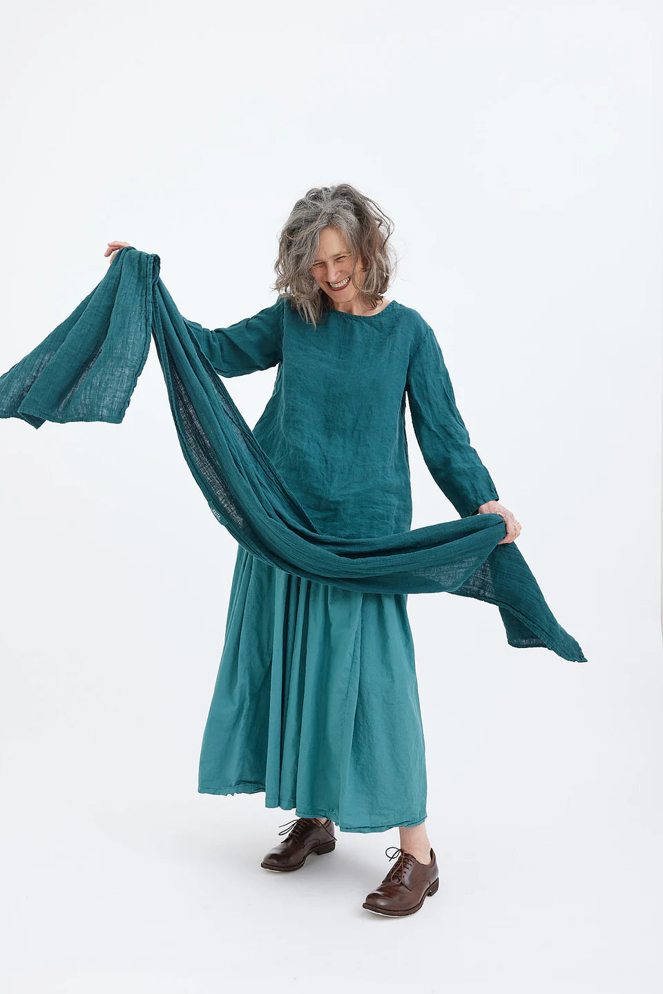 Metta Classic Soft Linen Gauze Scarf